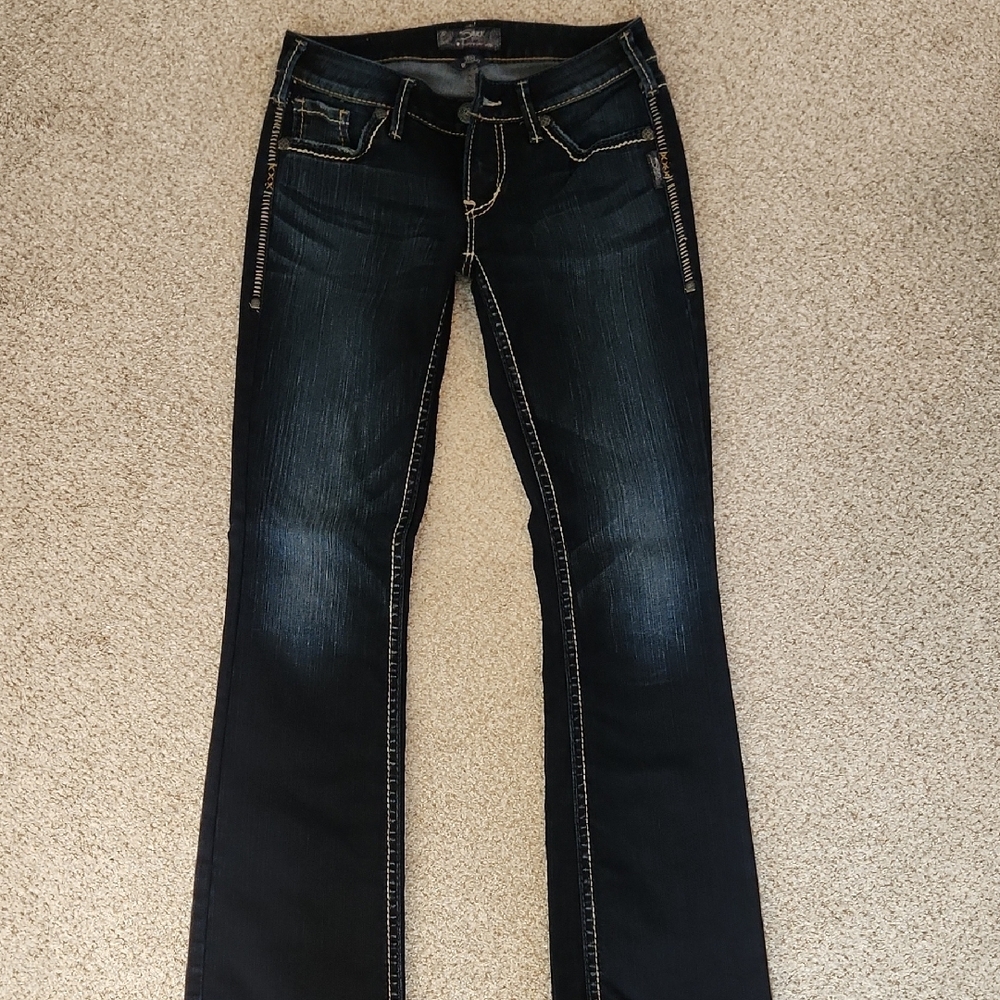 Silver Jeans Black Boot Cut Jeans